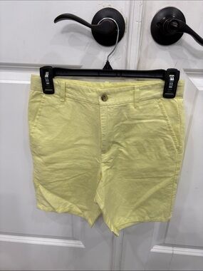 Janie and Jack Pale Yellow Girls' Casual Shorts